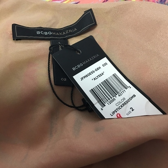 𝅺BCBG MaxAzria Alyssa Dress Draped One Shoulder Shift - Picture 9 of 13